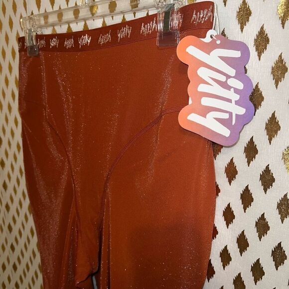 NWT YITTY Spotlight Shaping High Waist Shorts Shimmered Baddest Brown Size XL - Picture 7 of 8